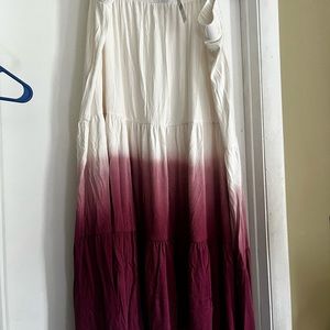 Lane Bryant Ombré maxi skirt.